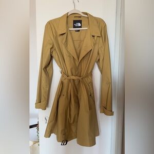 The north face trench coat